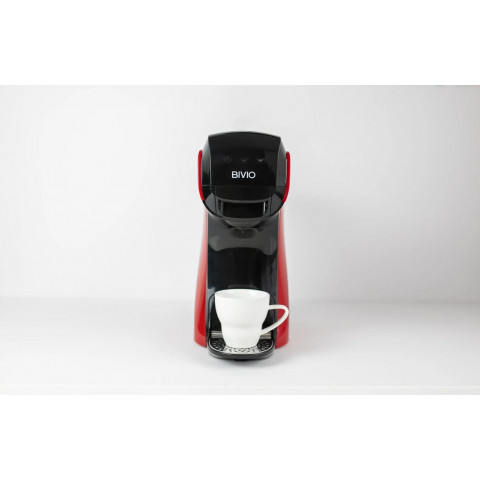 Капсульная кофемашина Bivio BV35 (красный), мультикапсульная
