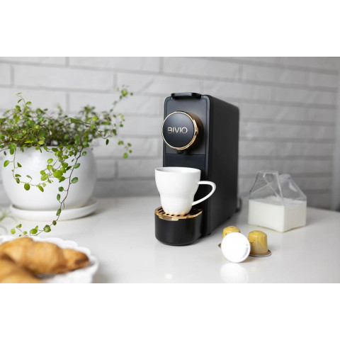 Капсульная кофемашина BIVIO BV38 Black/Gold