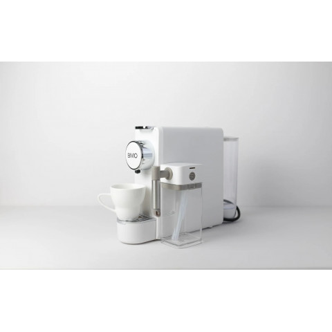 Капсульная кофемашина с капучинатором BIVIO BV38 Plus White/Silver